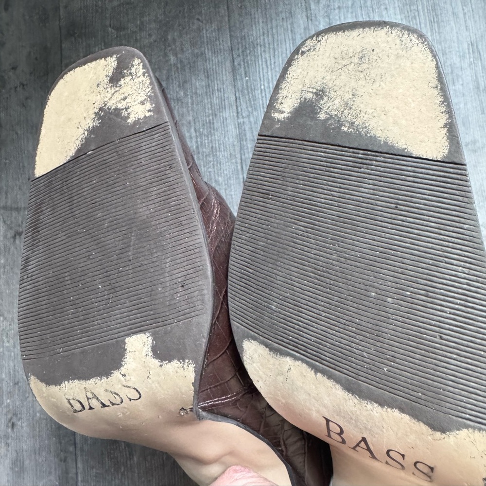 Bass Brown Leather Upper Shoes - Picture 5 of 6